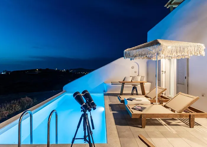 Ariadne's Crown Luxury Astroconcept With Private Pools And Spas Vivlos